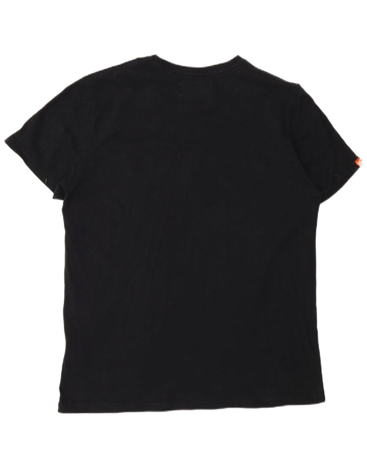 Camiseta masculina Superdry Top 3XL algodão preto