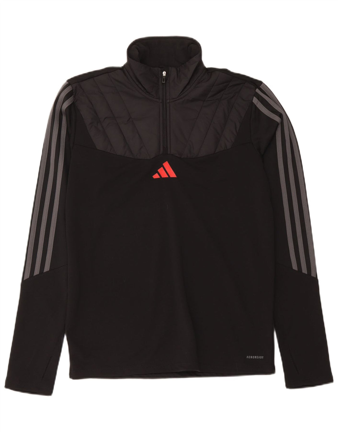 Adidas Mens Aeroready Pullover Treino Top Médio Preto Colourblock