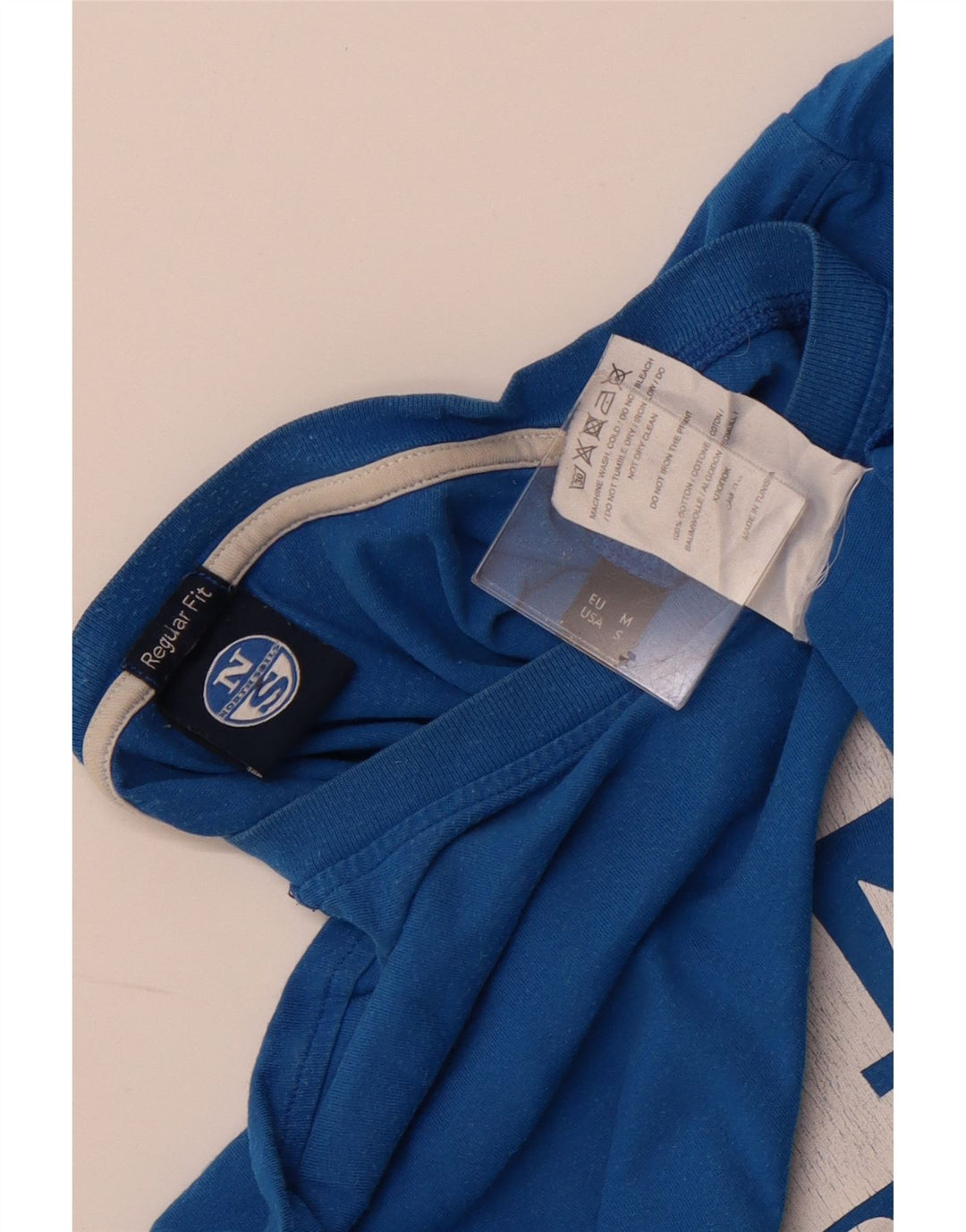 Camiseta masculina com estampa regular NORTH SAILS de algodão azul pequeno