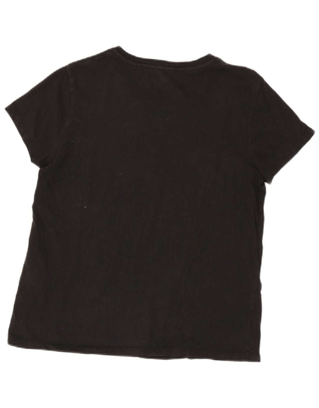 Camiseta feminina estampada oversized Levi's UK 14 algodão preto médio