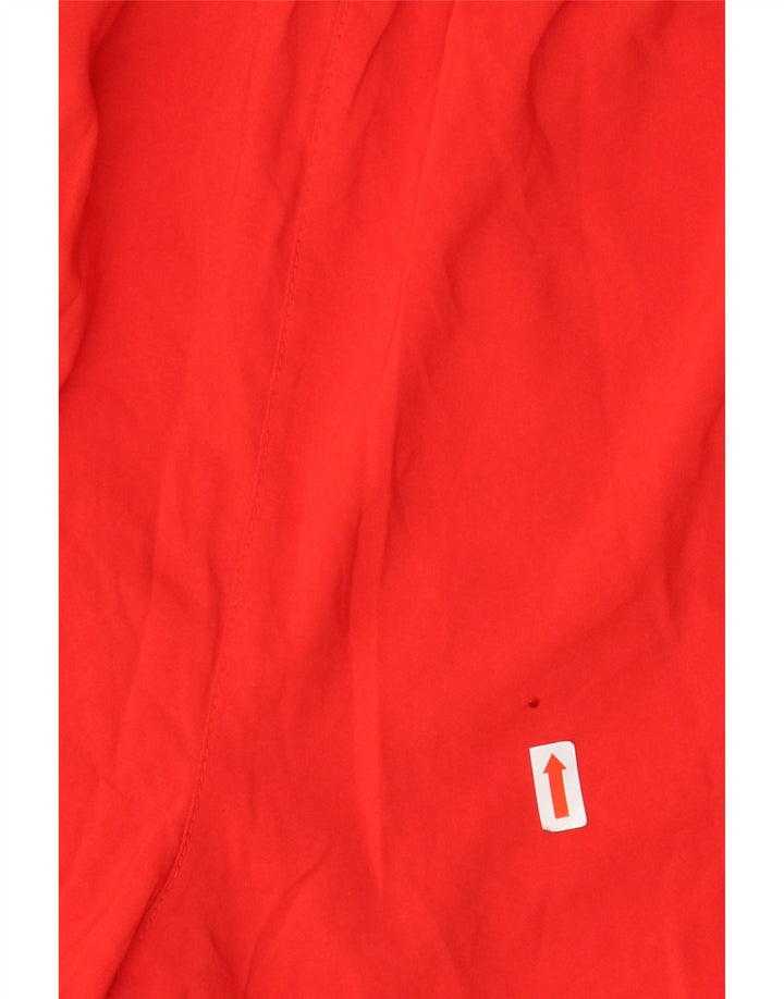 Shorts esportivos masculinos PUMA grande poliéster colorblock vermelho