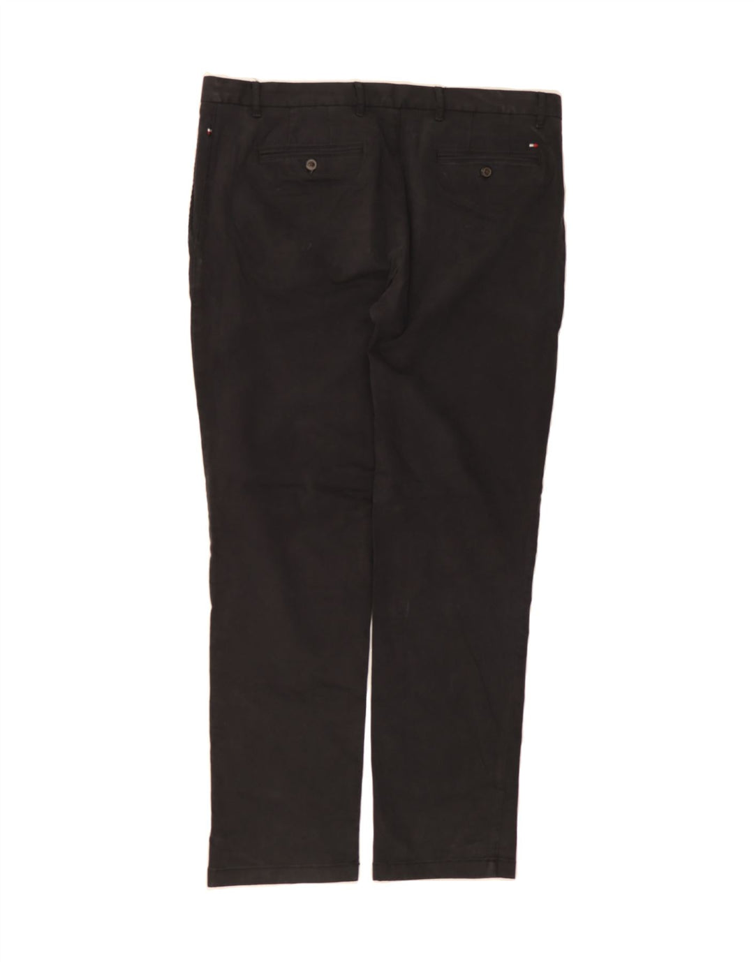 TOMMY HILFIGER Womens Slim Chino Trousers W38 L32 Black Cotton Vintage Tommy Hilfiger and Second-Hand Tommy Hilfiger from Messina Hembry 
