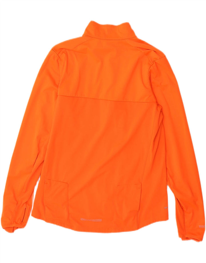 Nike Mens Dri Fit Tracksuit Top Jaqueta Médio Laranja Poliéster