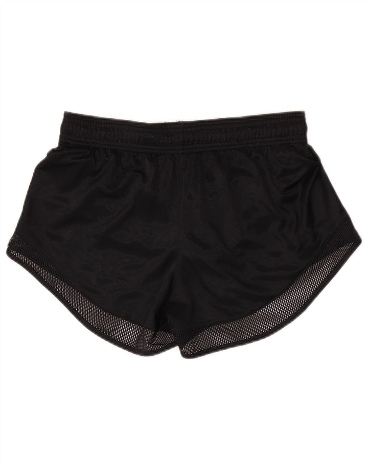 Nike Womens Dri Fit Sport Shorts UK 10 Pequeno Poliéster Preto
