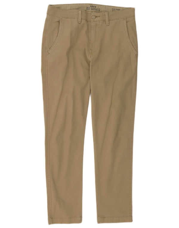 Calça Chino Masculina Slim Tapered LEVI'S W30 L30 Algodão Bege
