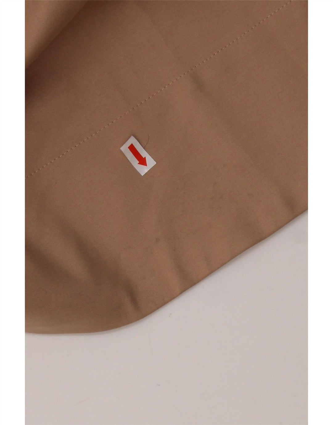 TRUSSARDI Vestido feminino sem mangas em linha A IT 44 algodão bege médio