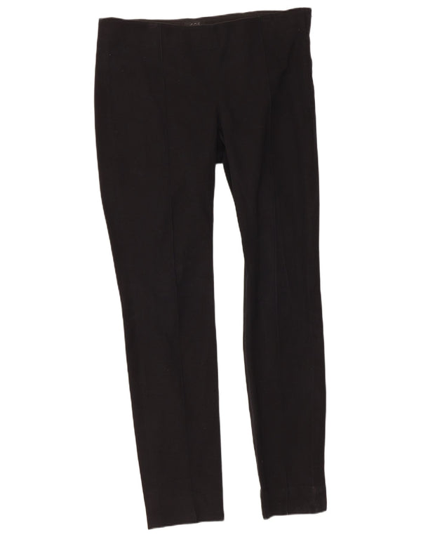 Calça feminina casual skinny Cos EU 42 grande W34 L34 algodão preto