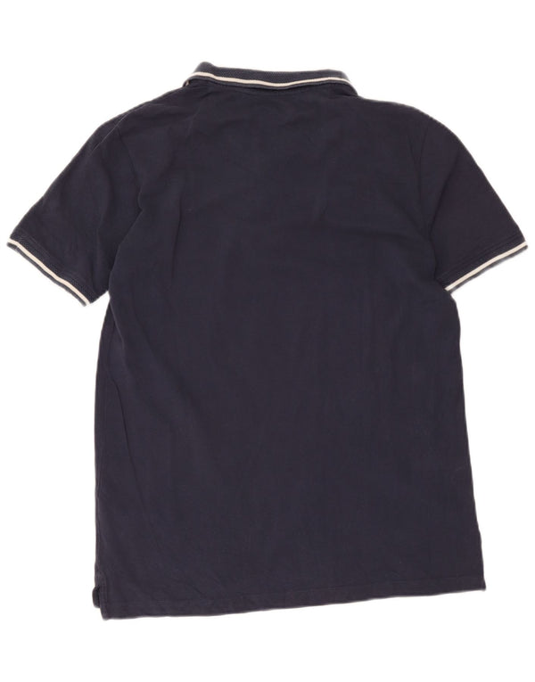 Camisa polo masculina Dack's médio algodão azul marinho