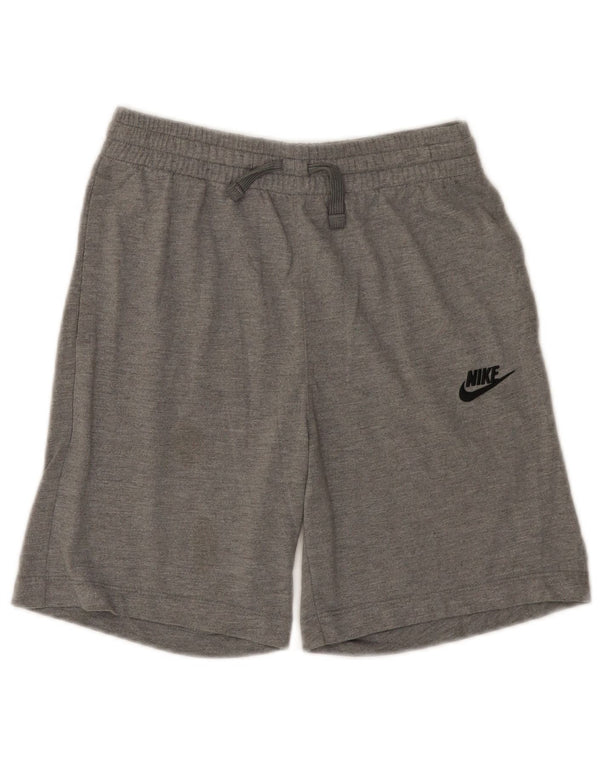 Shorts esportivos Nike Boys Standard Fit 12-13 anos grandes cinza poliéster