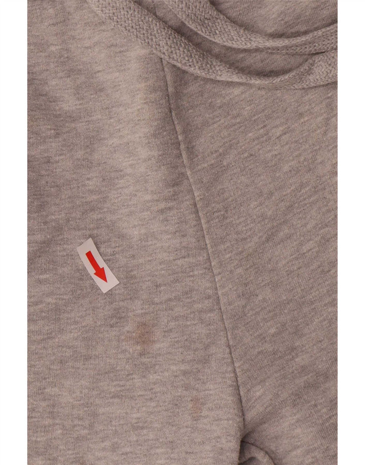 Zara Calça masculina de treino cinza médio algodão