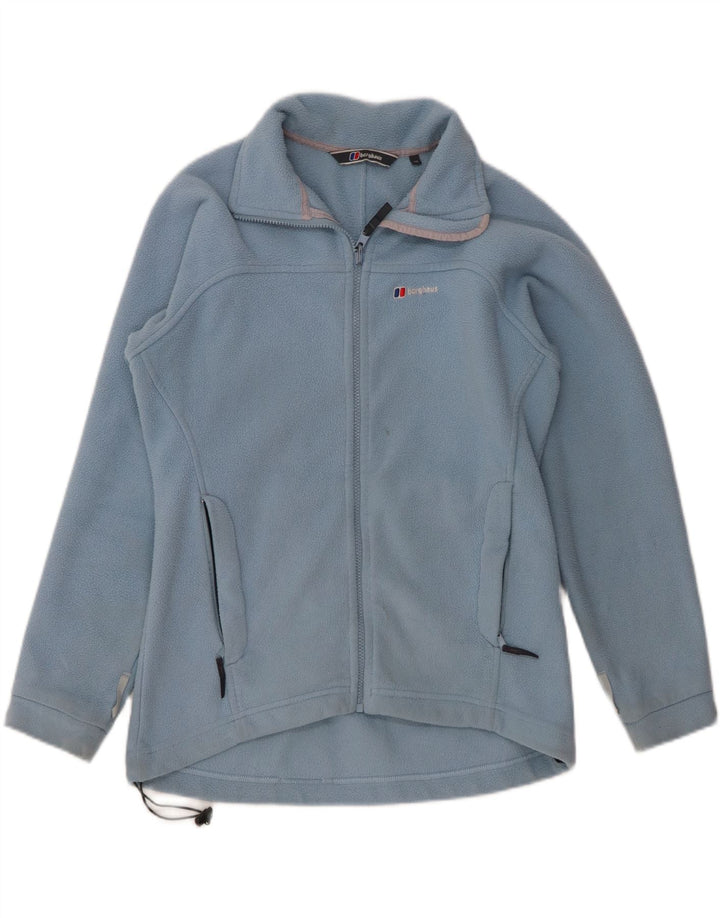 Jaqueta de lã feminina Berghaus UK 12 poliéster azul médio