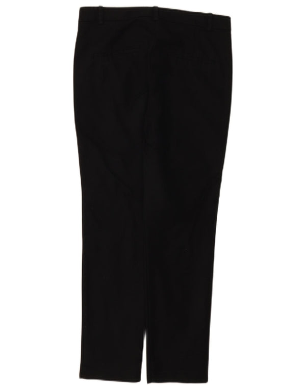 Zara Calça Chino Feminina Slim EU 36 XS W26 L25 Algodão Preto
