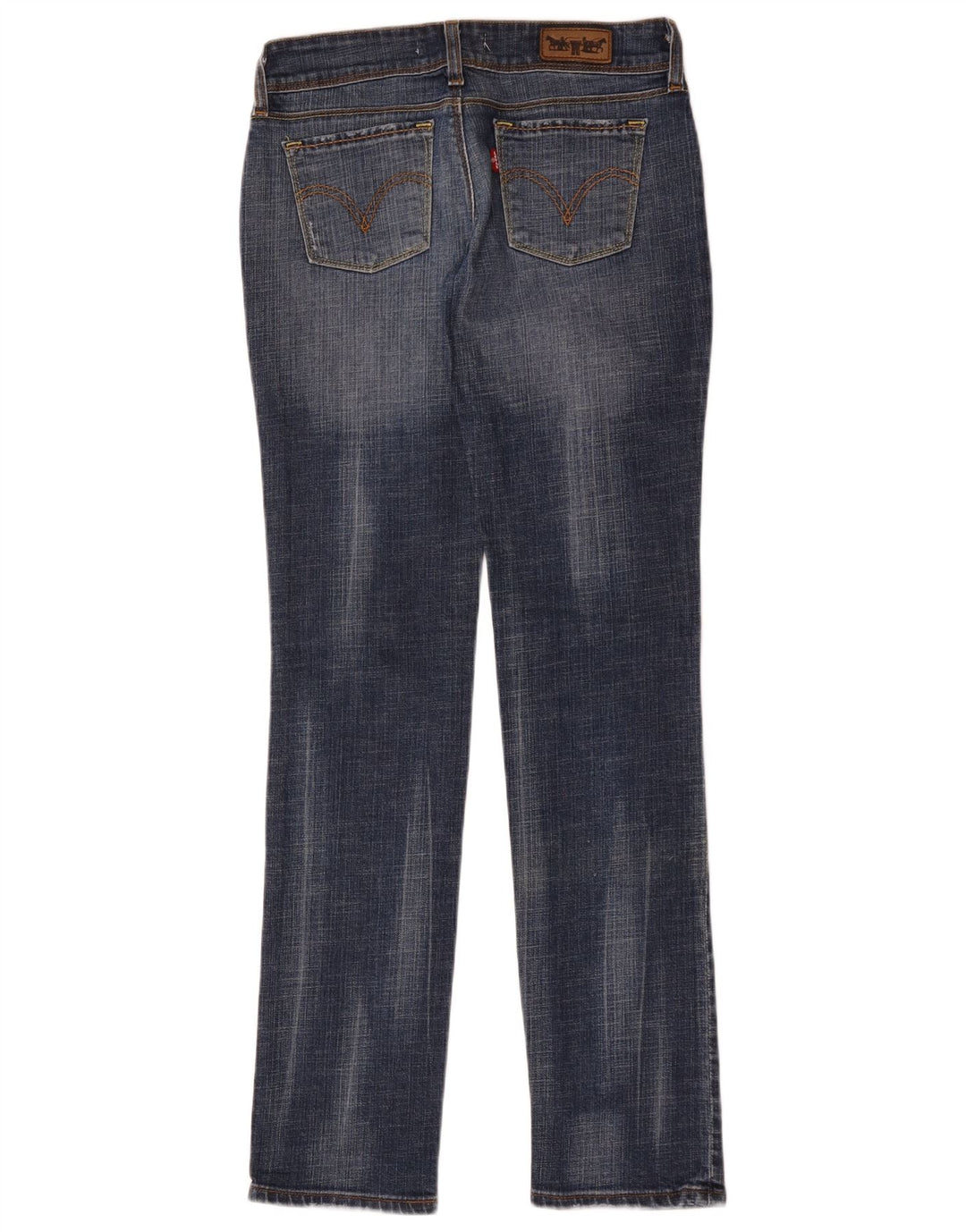Calça jeans feminina Levi's 571 Slim W29 L34 azul algodão