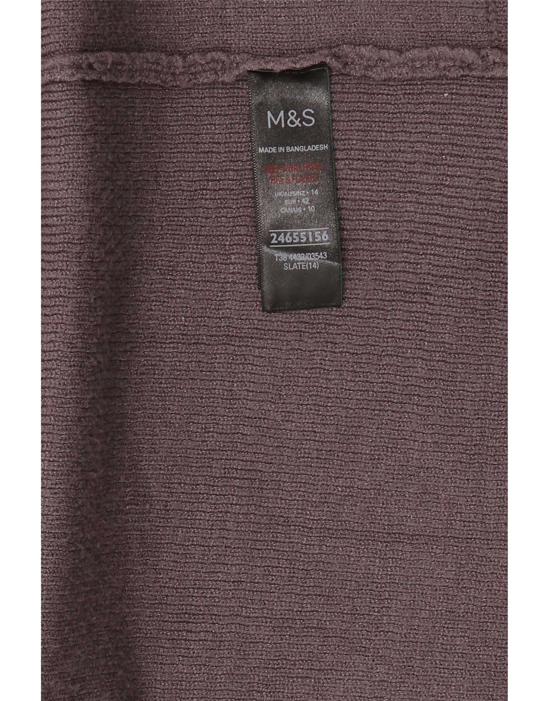 Marks & Spencer Suéter feminino Longline Open Cardigan Reino Unido 14 Grande Cinza