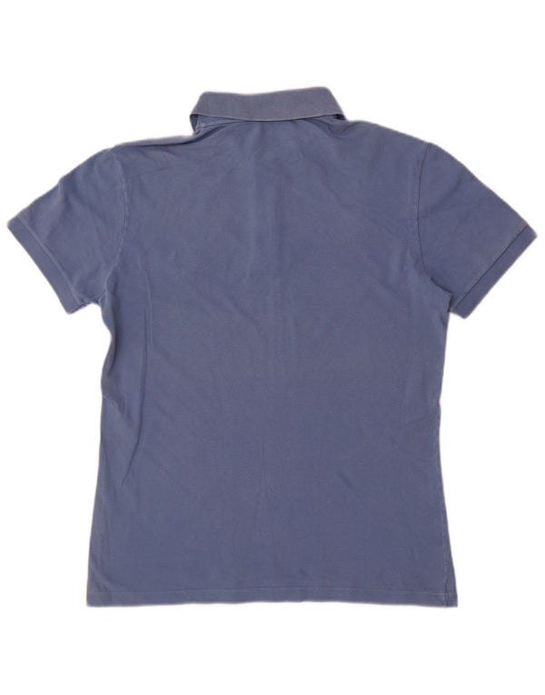 Camisa polo masculina leve e elástica Fred Perry azul médio