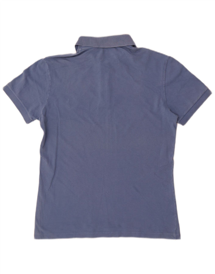 Camisa polo masculina leve e elástica Fred Perry azul médio