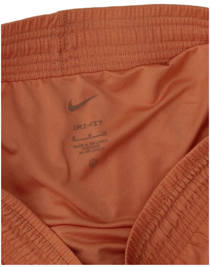 Nike Womens Dri Fit Sport Shorts UK 14 Médio Laranja Poliéster