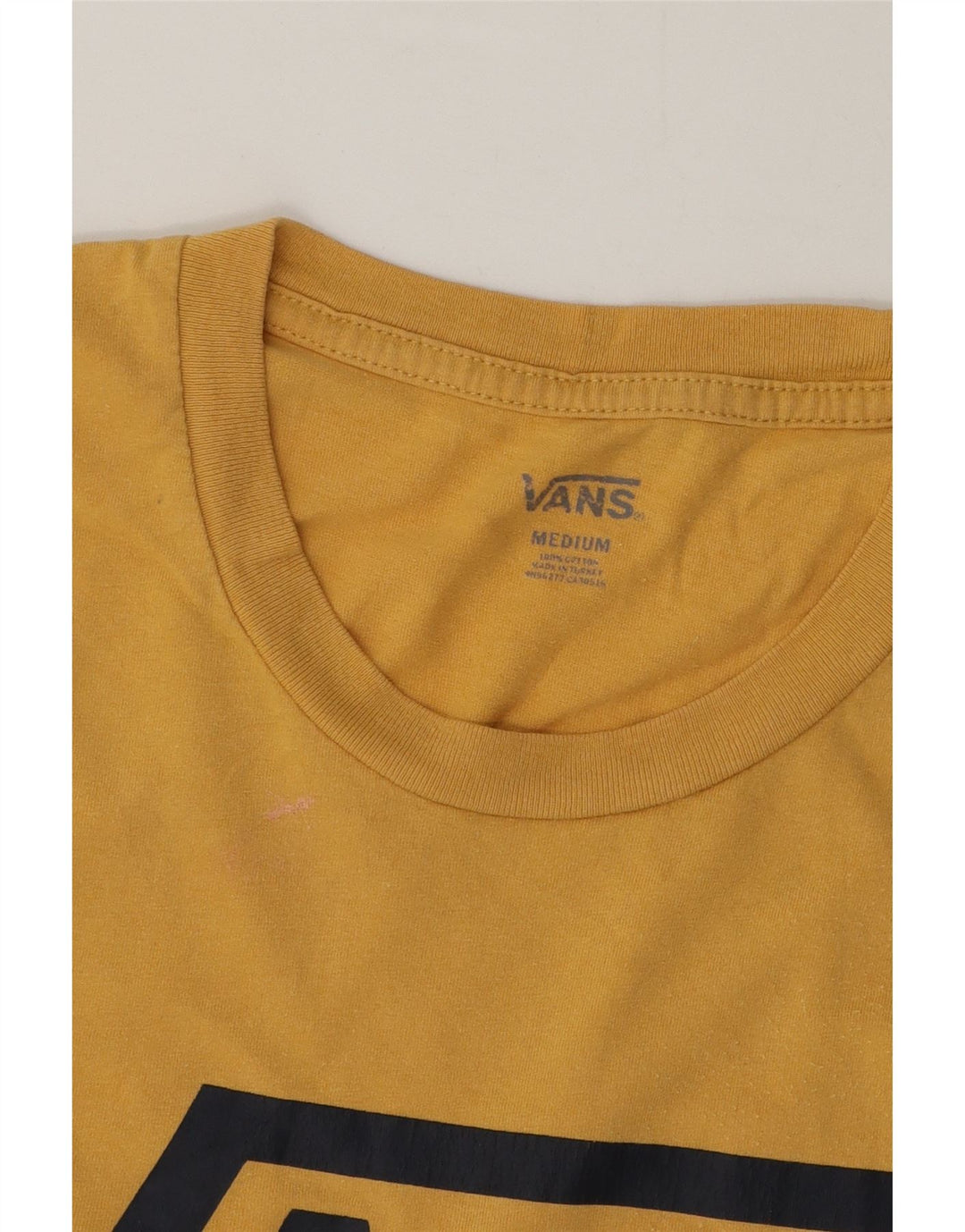 Camiseta Vans Masculina Graphic Top Médio Algodão Amarelo