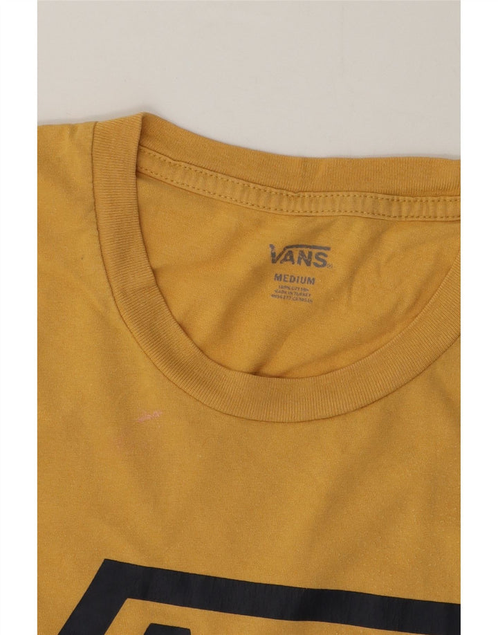Camiseta Vans Masculina Graphic Top Médio Algodão Amarelo
