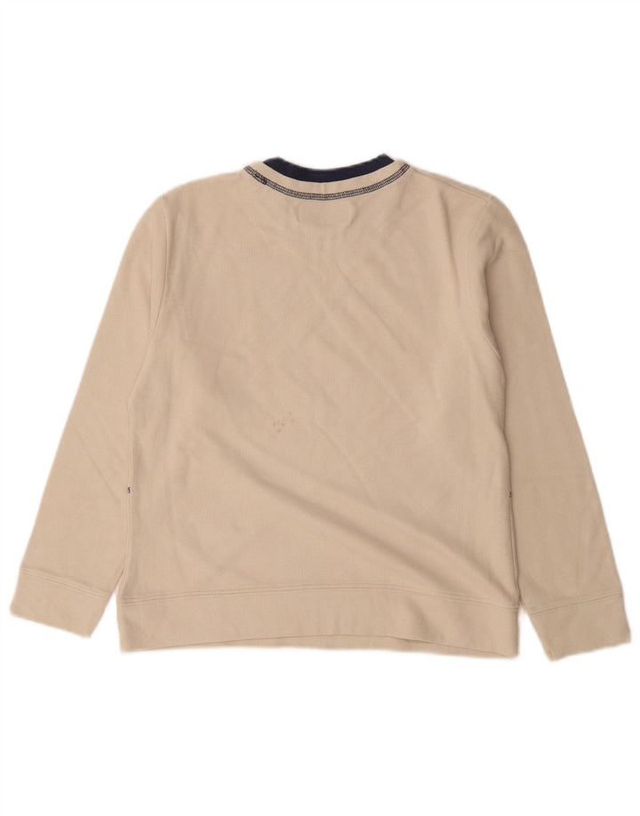 Trussardi Junior Boys Moletom Gráfico Jumper 9-10 Anos Off Branco Algodão
