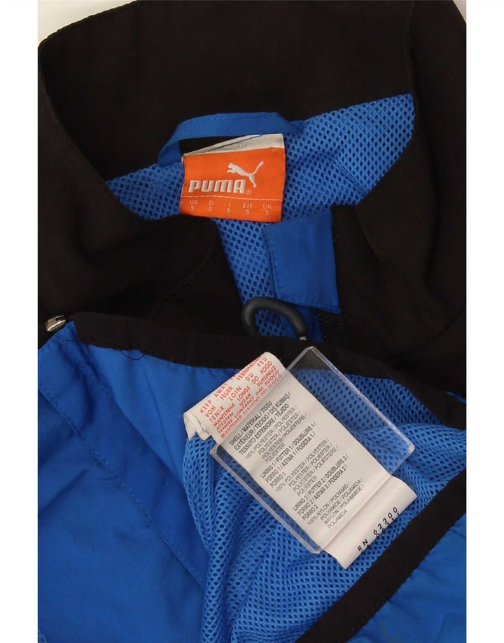Puma Mens Tracksuit Top Jacket Pequeno Azul Colorblock Poliéster