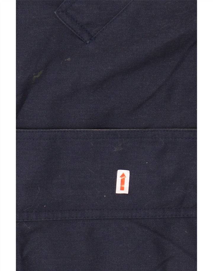 Jaqueta corta-vento feminina LONDON FOG com capuz Reino Unido 16 grande azul marinho