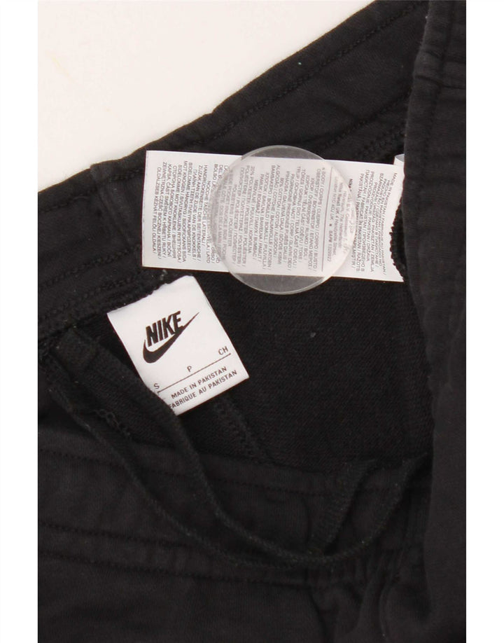 Nike Mens Treino Calças Joggers Pequeno Algodão Preto