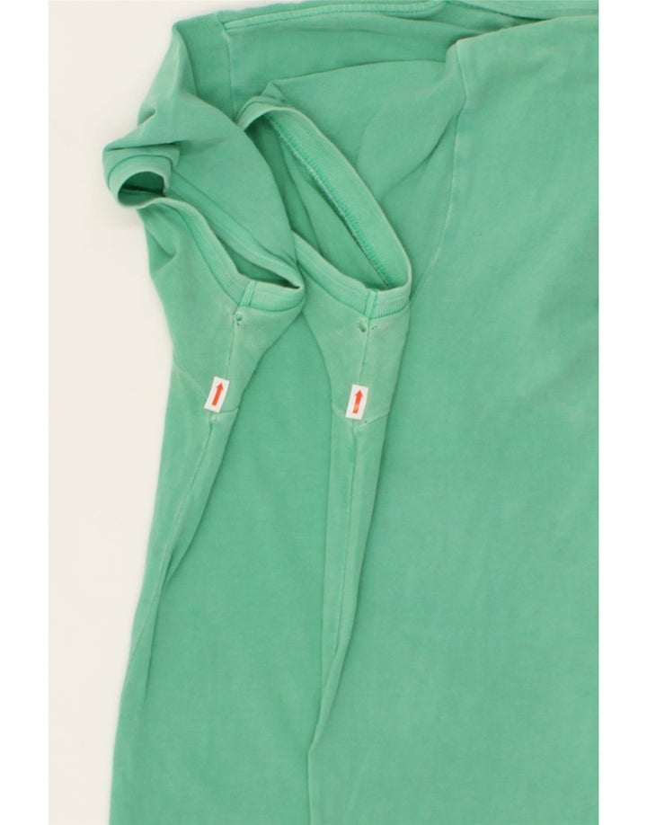 SCOTCH & SODA Mens Polo Shirt Large Green Cotton Vintage Scotch & Soda and Second-Hand Scotch & Soda from Messina Hembry 