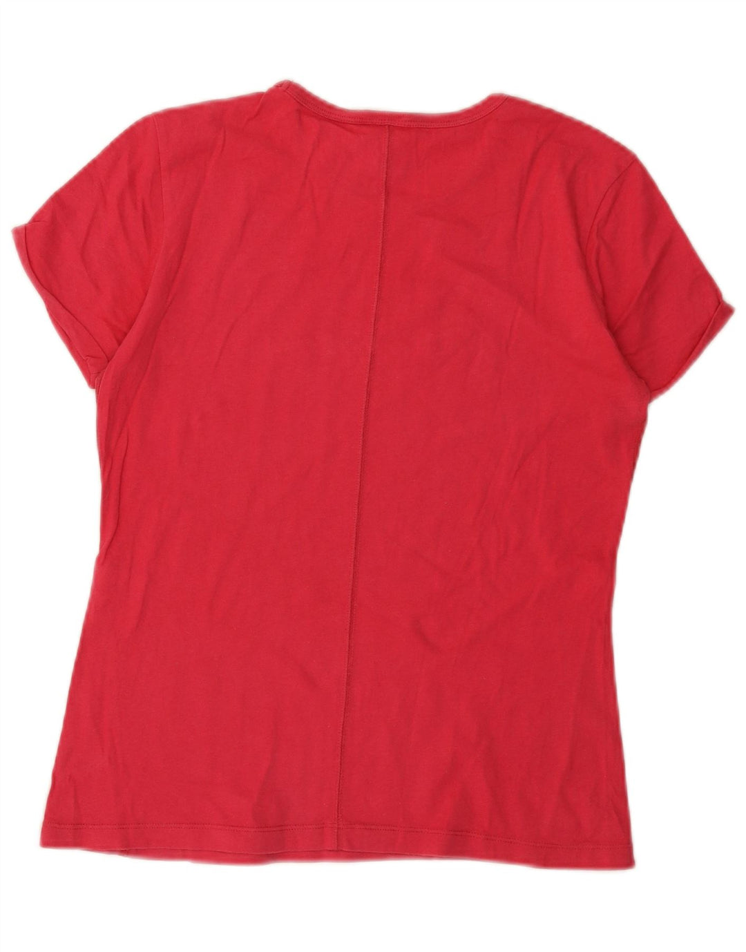 Camiseta feminina CHAMPION Heritage Classics com estampa UK 14 grande rosa