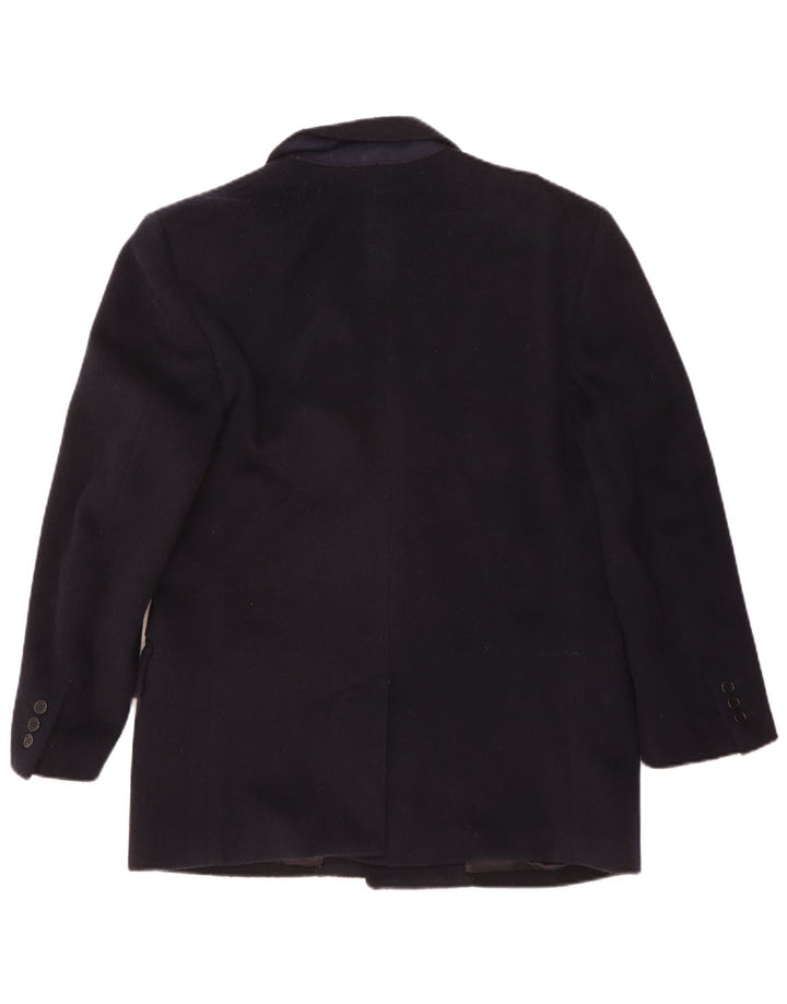 Jaqueta Blazer Masculina San Remo Reino Unido 36 Pequena Lã Azul Marinho