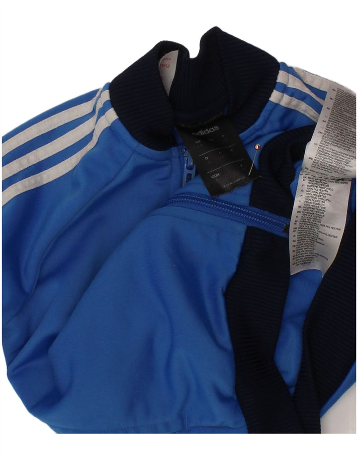 Jaqueta ADIDAS Meninos 2-3 Anos Azul Poliéster