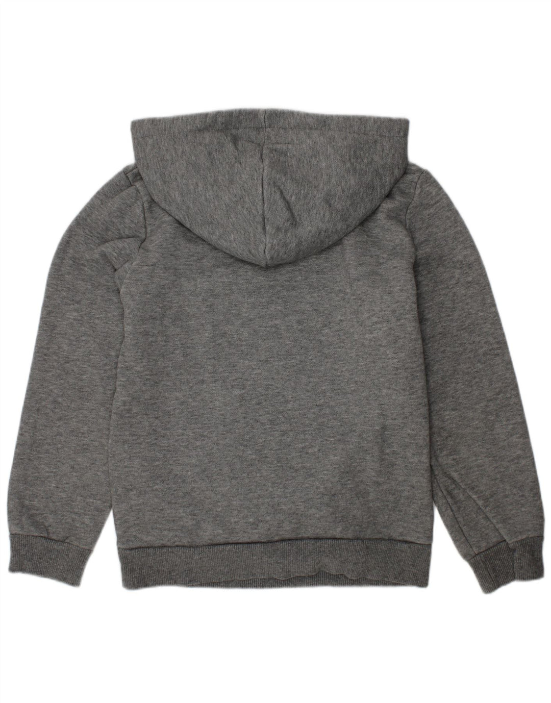 Jumper com capuz gráfico PUMA Boys 7-8 anos algodão cinza