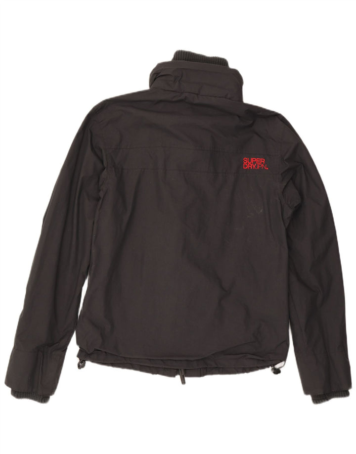 Jaqueta corta-vento feminina SUPERDRY UK 18 XL preto nylon