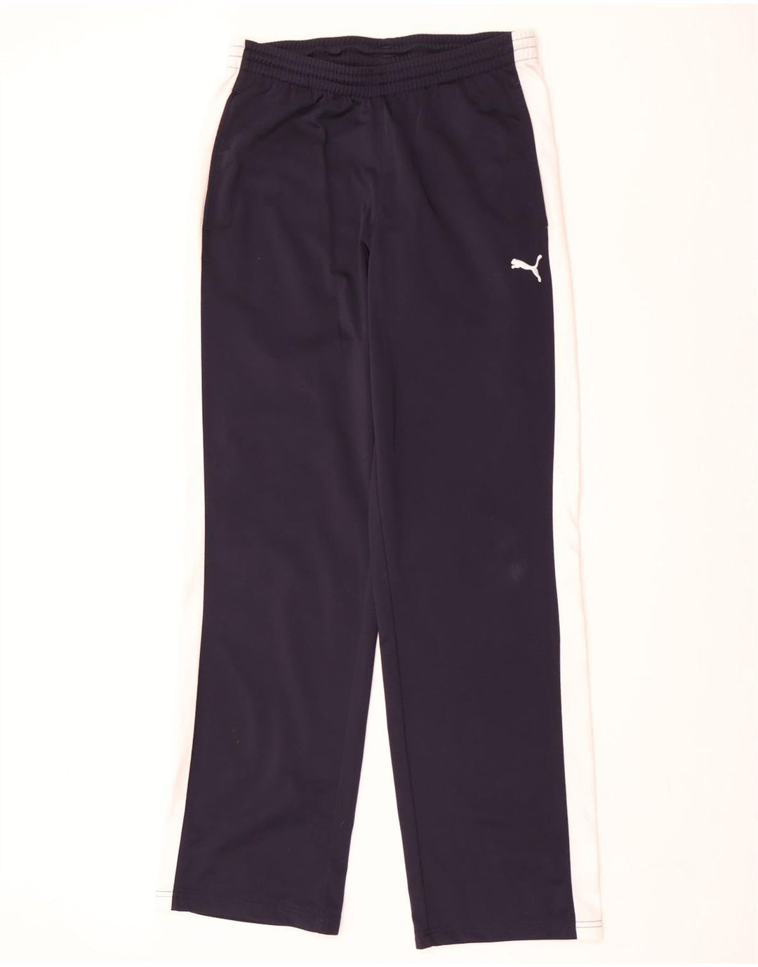 Calça de treino masculina Puma médio azul marinho colorblock poliéster