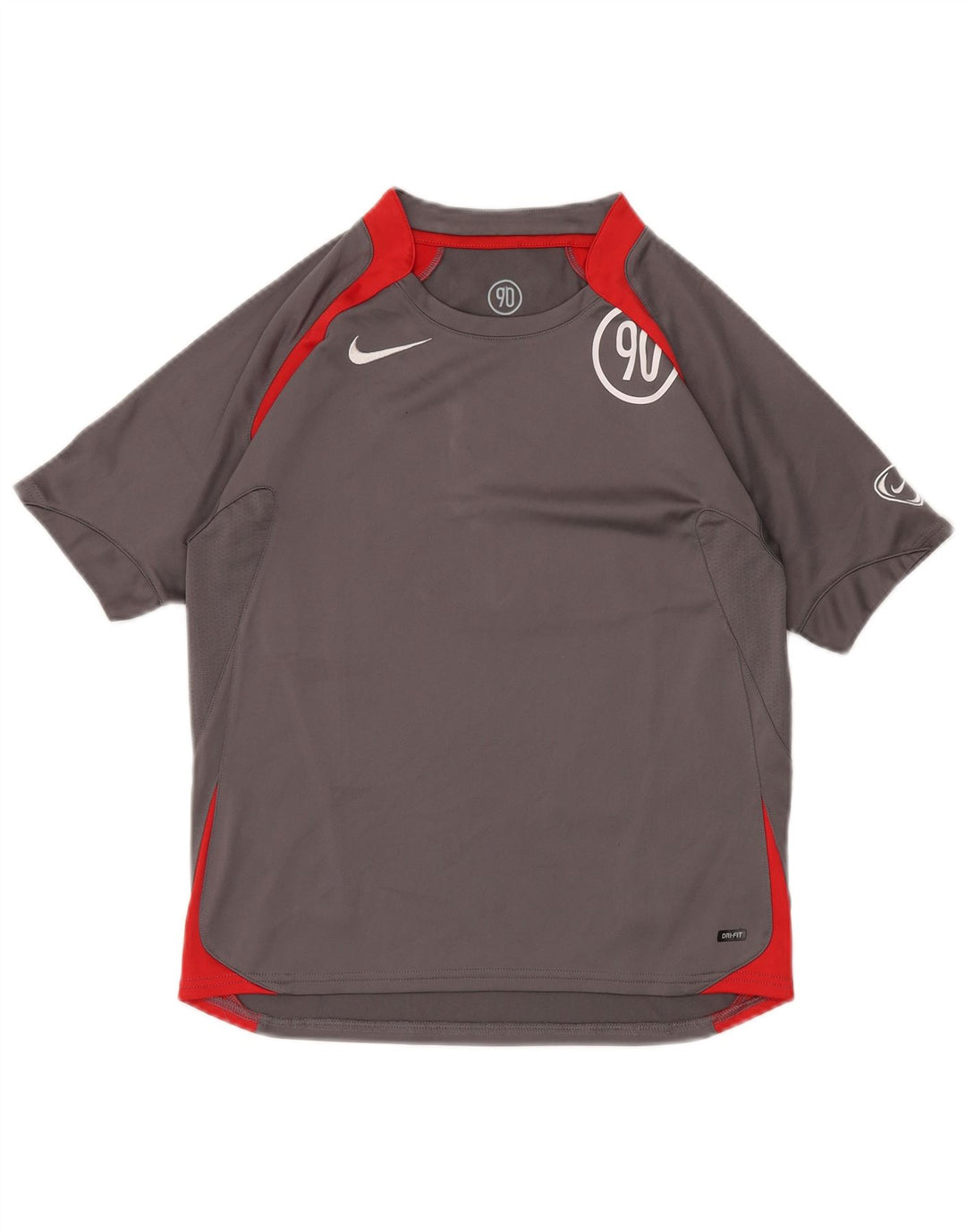 Camiseta NIKE Boys Dri Fit Graphic Top 12-13 anos grande cinza colorblock