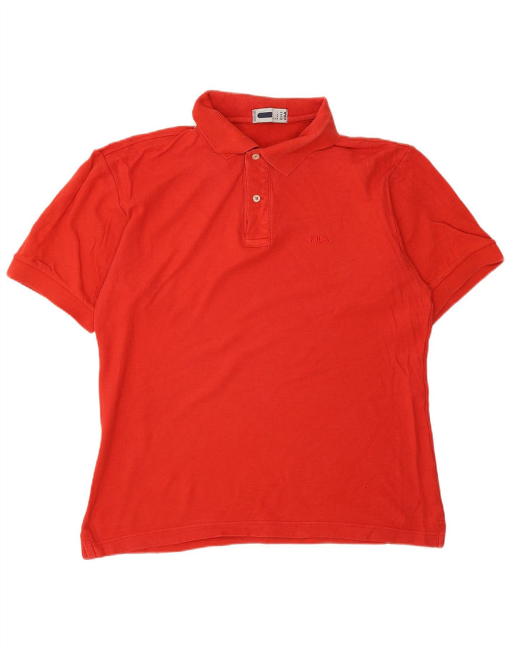 Camisa polo masculina FILA IT 48 vermelho médio