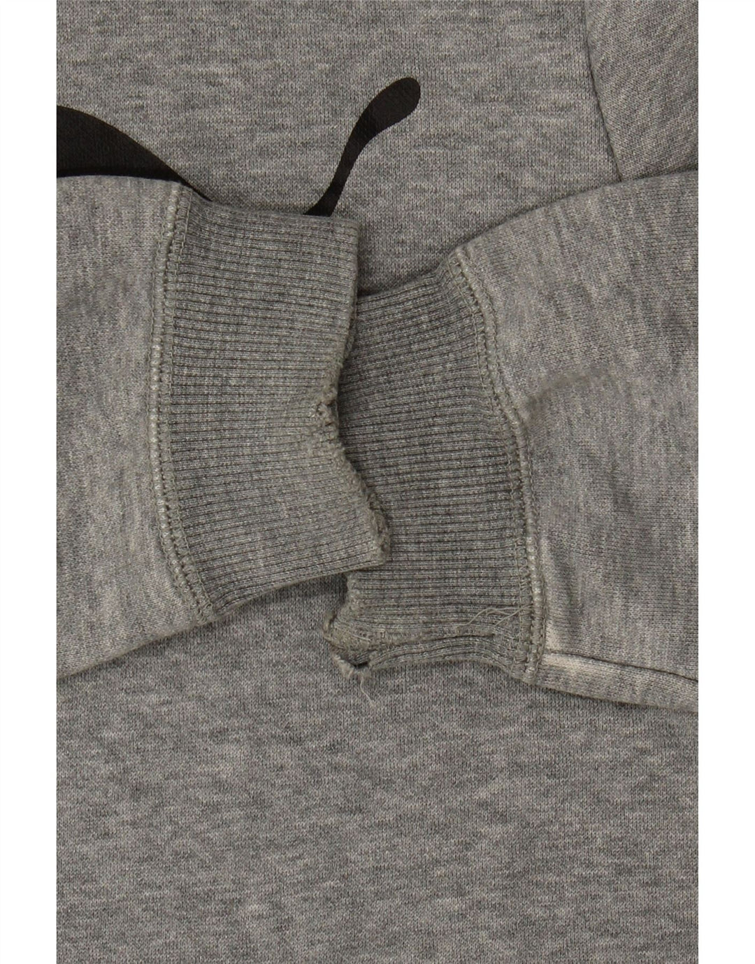 PUMA Boys Graphic Hoodie Jumper 11-12 Years Grey Cotton Vintage Puma and Second-Hand Puma from Messina Hembry 