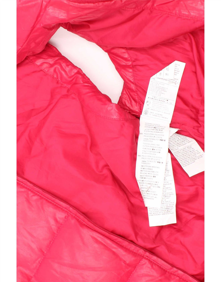 Colete acolchoado Benetton para meninas 8-9 anos grande poliéster rosa