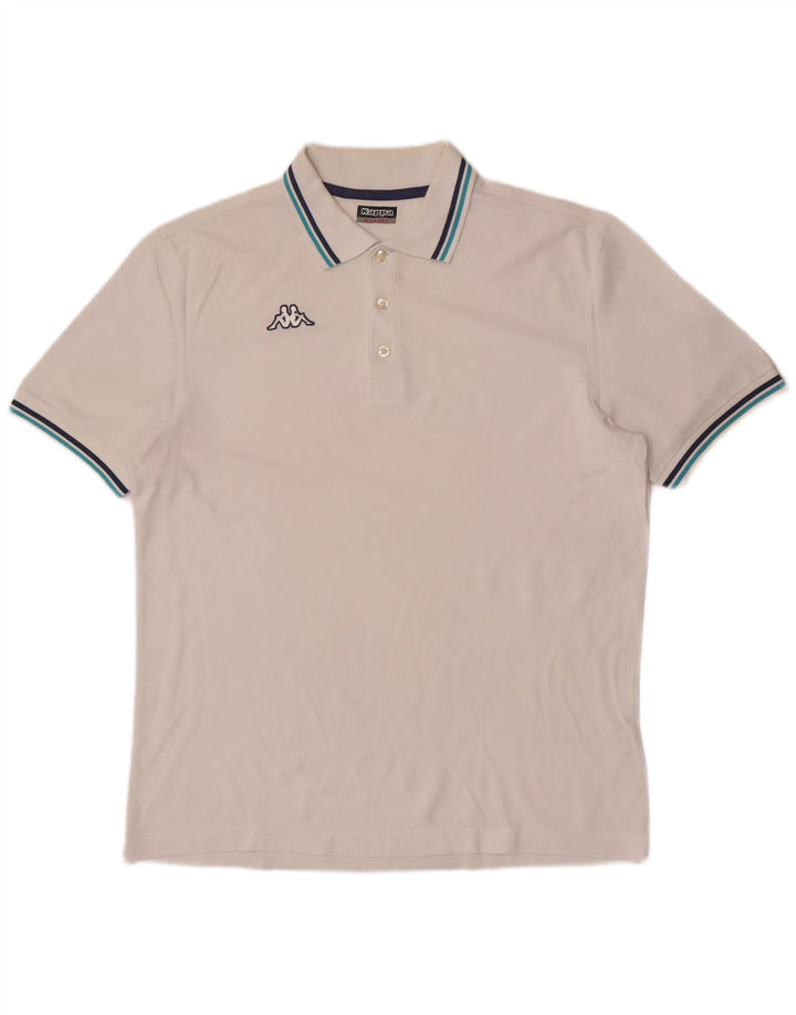 Camisa polo masculina Kappa XL branca