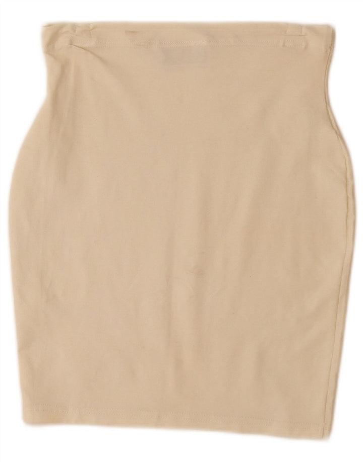 Saia lápis feminina ONYX W23 2XS algodão branco