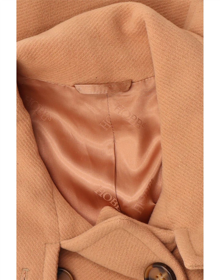 HOBBS Casaco feminino ervilha Reino Unido 8 lã bege pequena