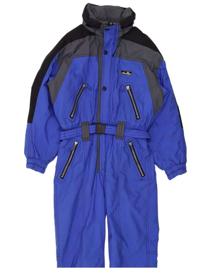 Macacão de esqui masculino Ellesse IT 54 XL azul Colourblock poliamida