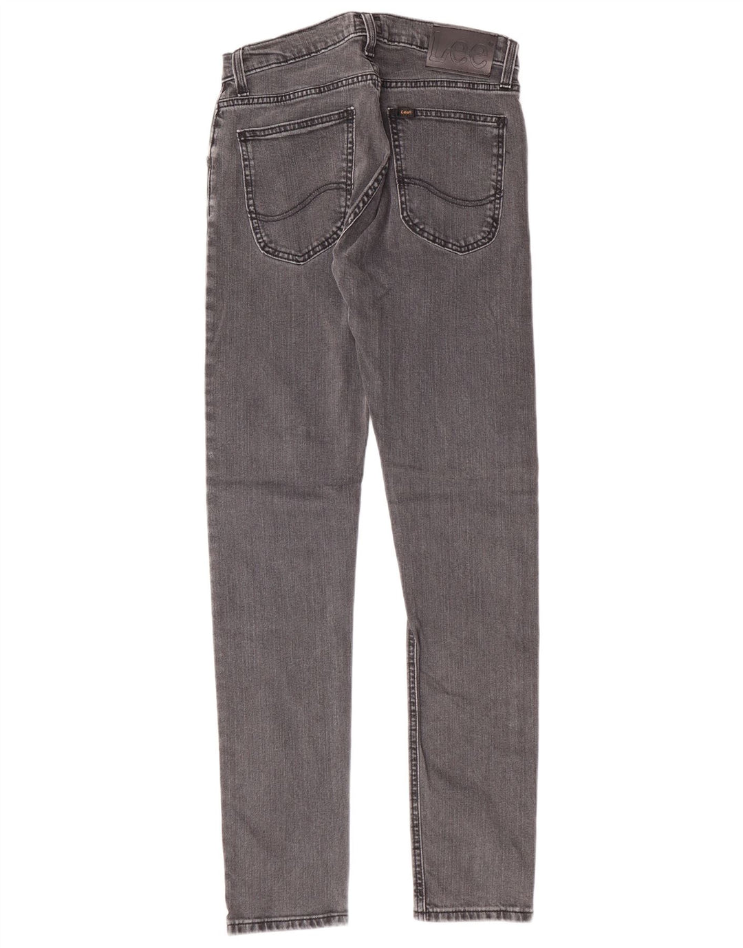 LEE Womens Luke Slim Jeans W28 L32 Cinza Algodão