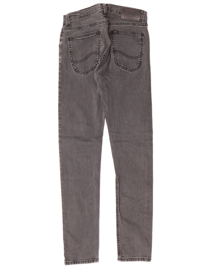 LEE Womens Luke Slim Jeans W28 L32 Cinza Algodão