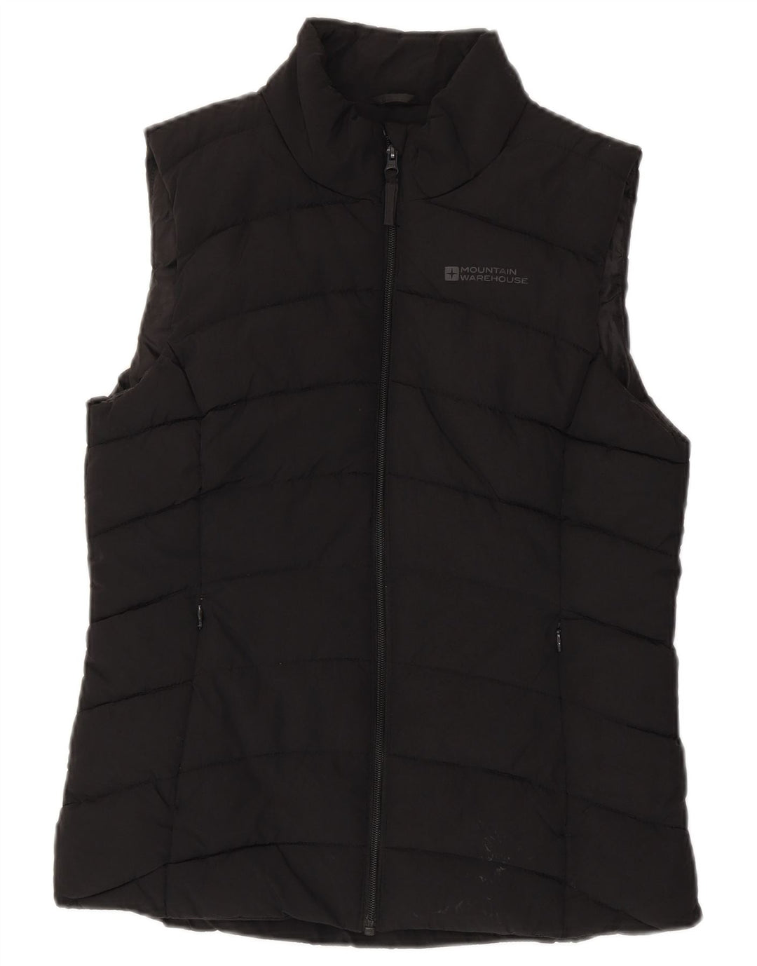 MOUNTAIN WAREHOUSE Colete feminino acolchoado UK 12 médio preto poliamida