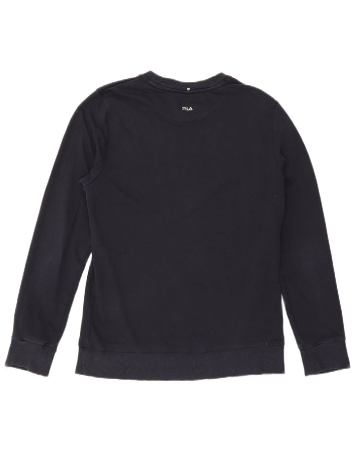 Fila Boys Graphic Sweatshirt Jumper 15-16 Anos Azul Marinho Algodão