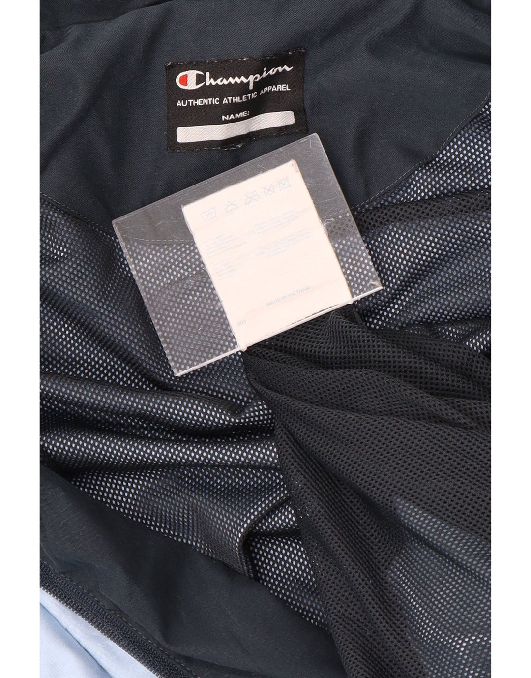 CHAMPION Mens Treino Top Jaqueta XL Azul Poliéster