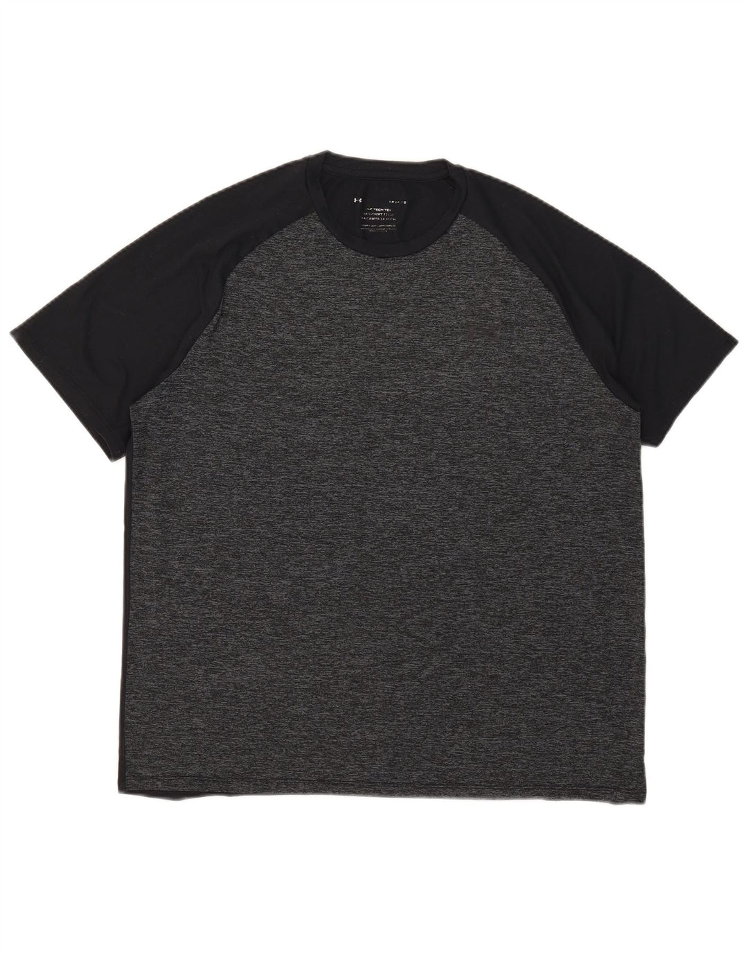 Camiseta masculina Under Armour grande preta manchada