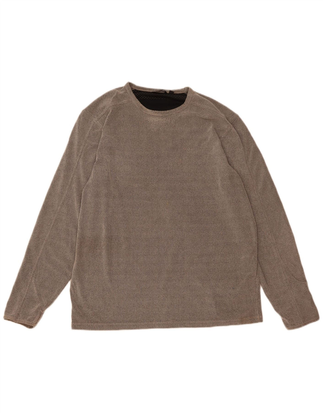 ROHAN Mens Top Manga Longa Grande Poliéster Cinza