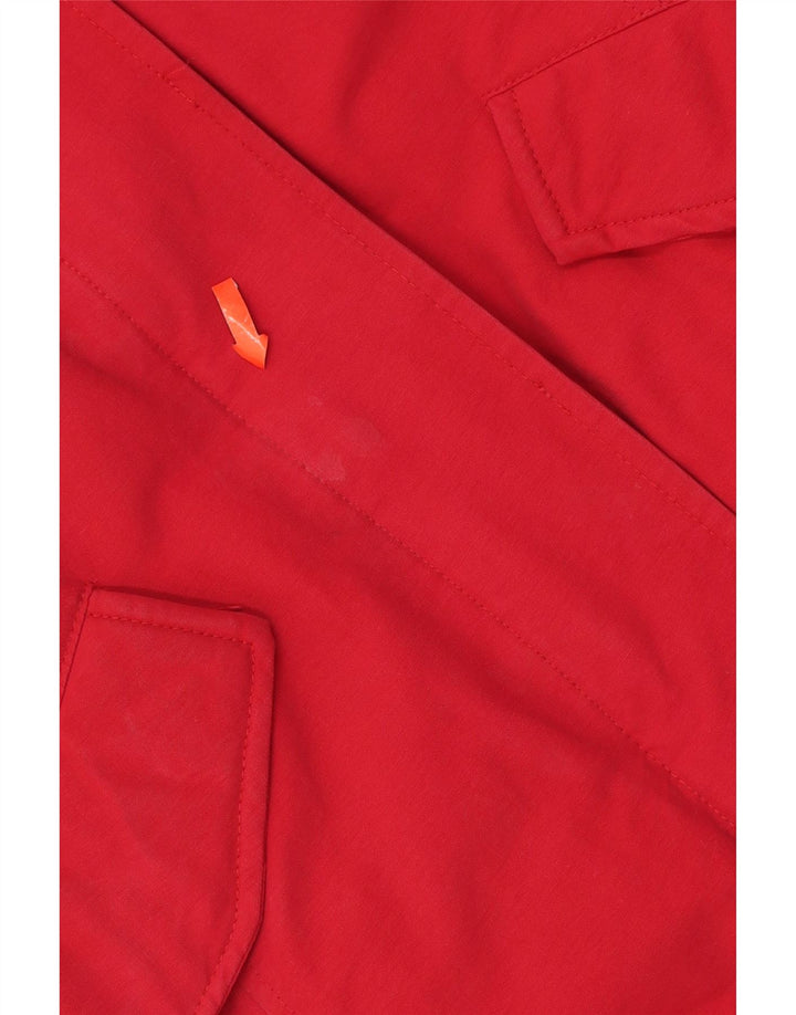 CHAMPION Girls Hooded Padded Jacket 13-14 Years XL  Red Cotton Vintage Champion and Second-Hand Champion from Messina Hembry 